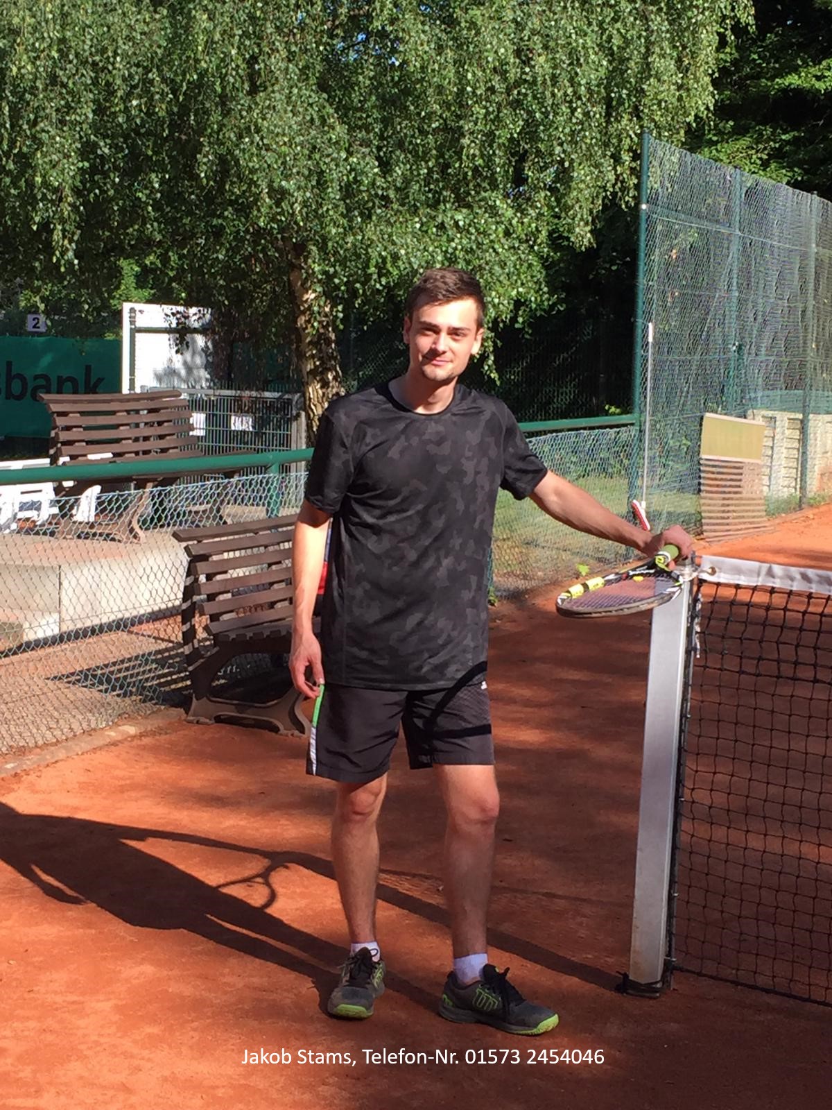 Jakob mit Telefonnummer